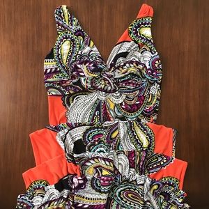 Ronni Nicole Paisley Maxi Dress